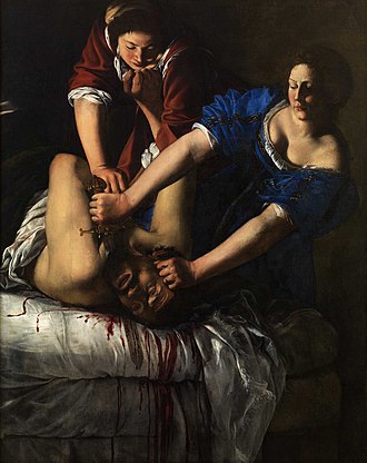 judith koepft holofernes artemisia gentileschi