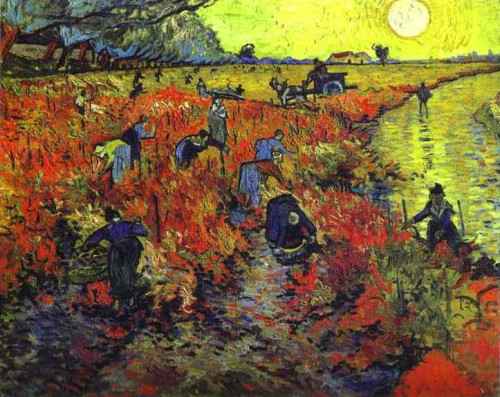 "Roter Weinberg" 1888 - Vincent van Gogh