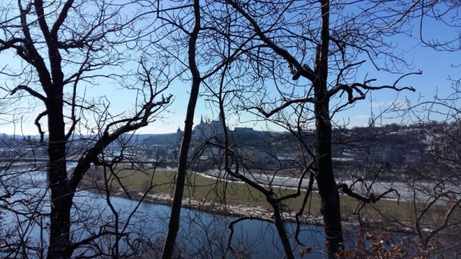 An den Katzenstufen | 21.03.2018 mit Blick zur Burg