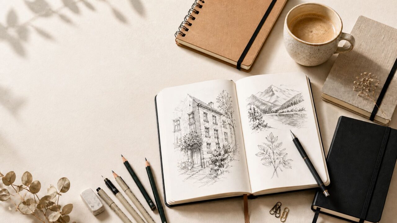 Die besten Skizzenbücher für Zeichner