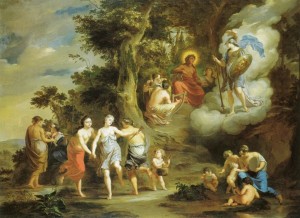 Arnold-Houbraken-Pallas-besucht-Apollo-auf-dem-Parnassus