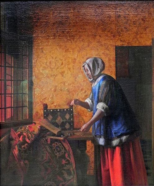 Pieter-de-Hooch-Die-Goldwaegerin